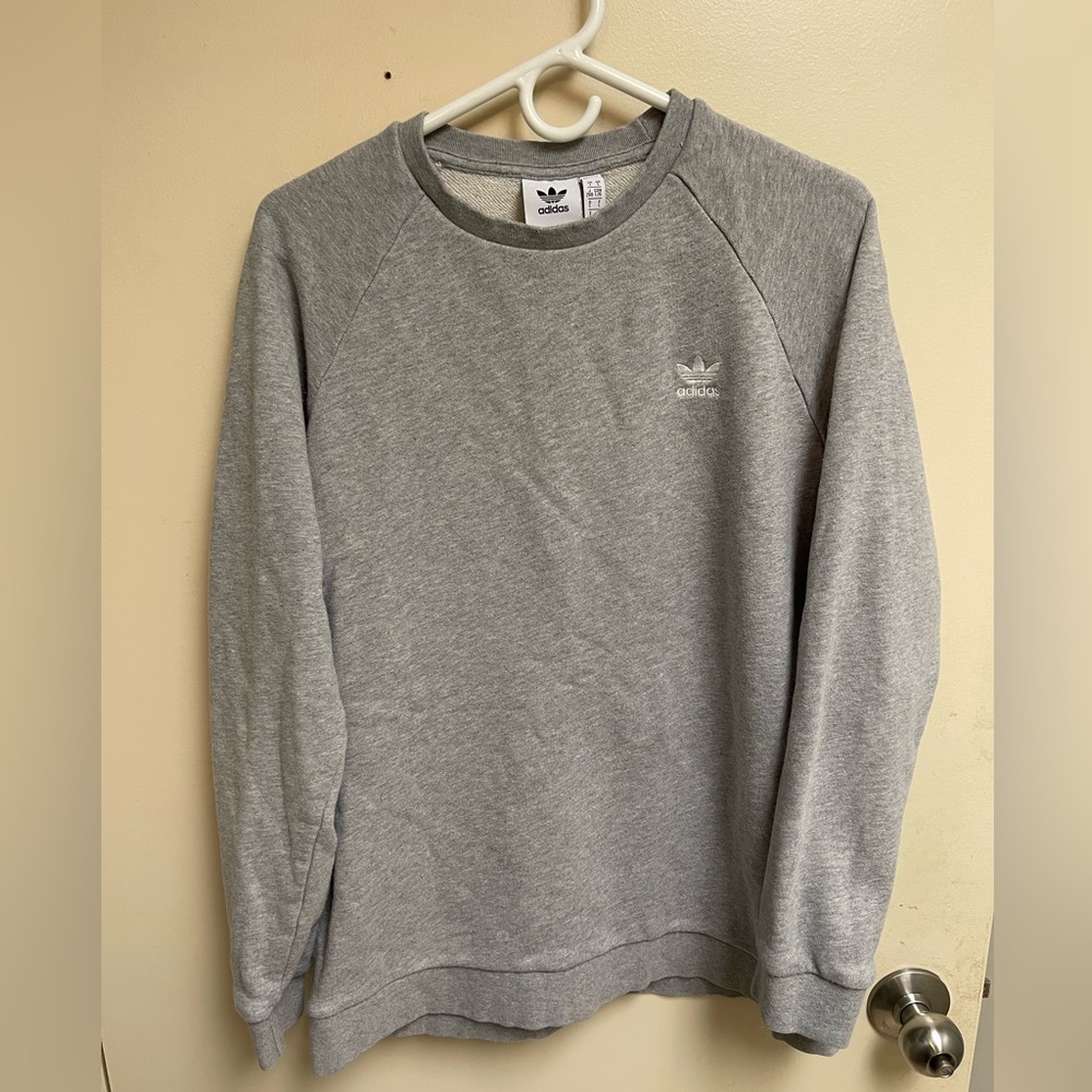 Adidas Grey Sweater Crewneck size Large